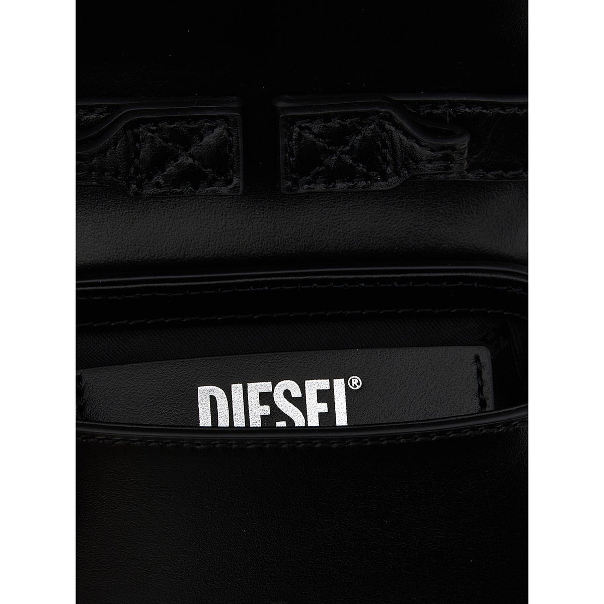 Diesel Black Cowhide Handbag