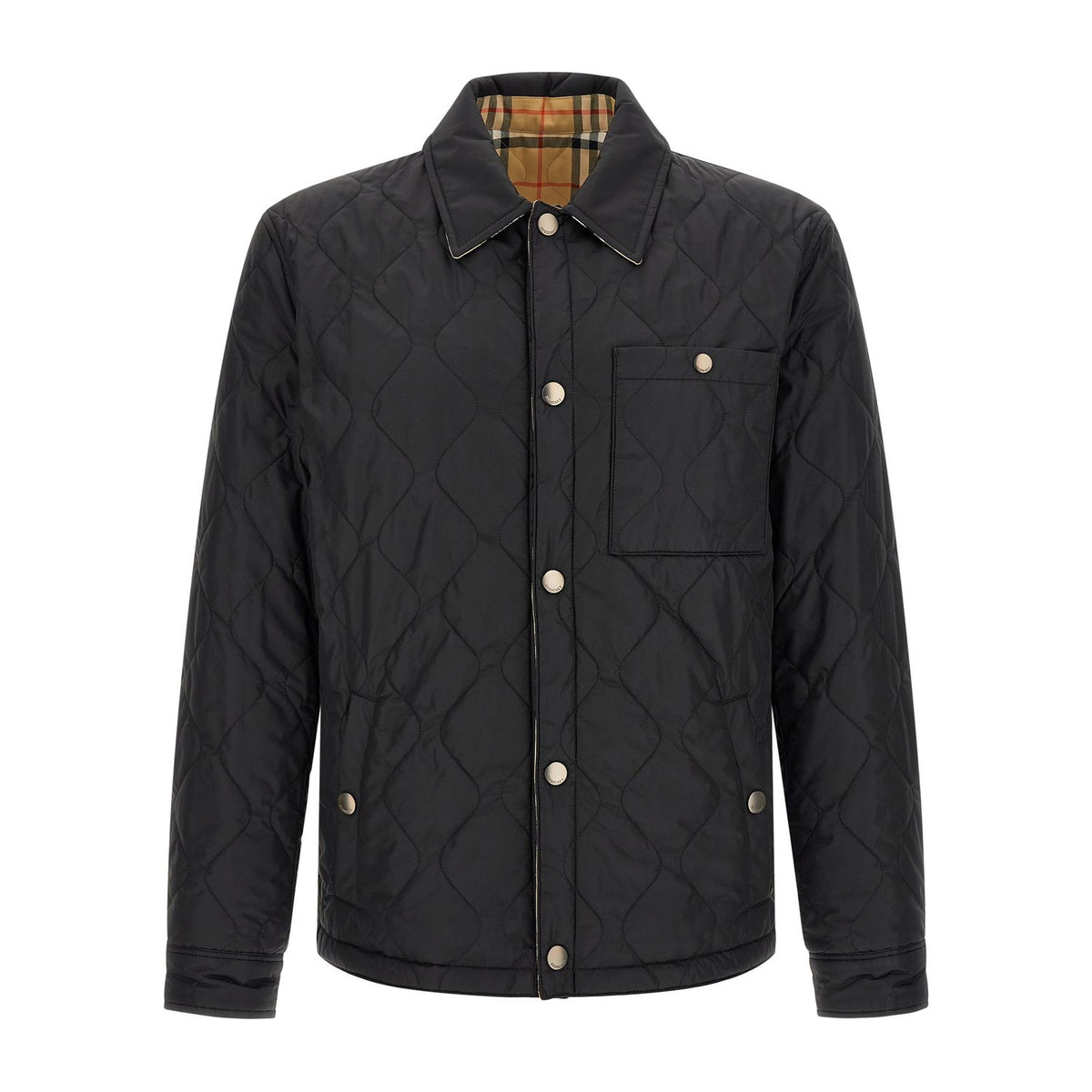 Burberry Black Polyamide Full-Length Jacket