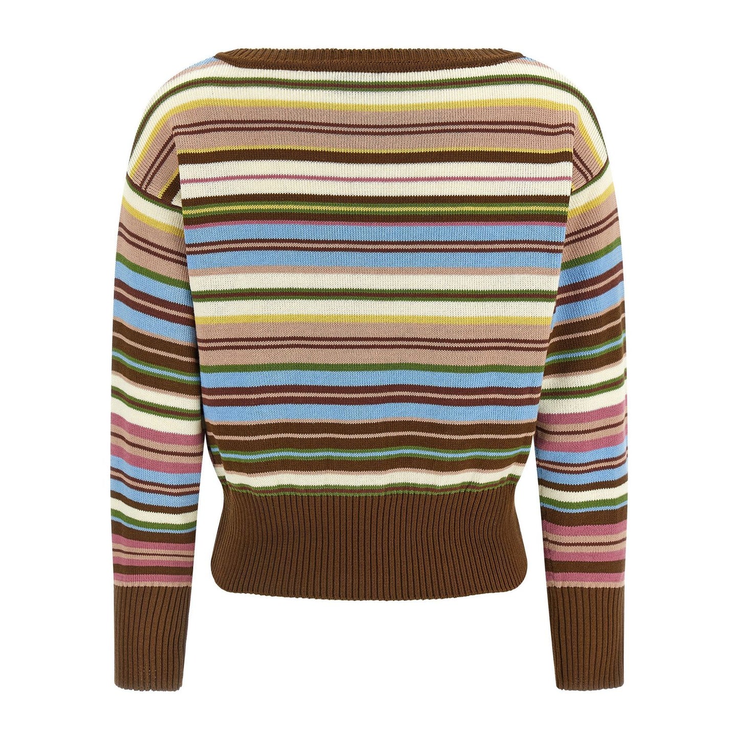 Max Mara Multicolor Cotton Cardigan