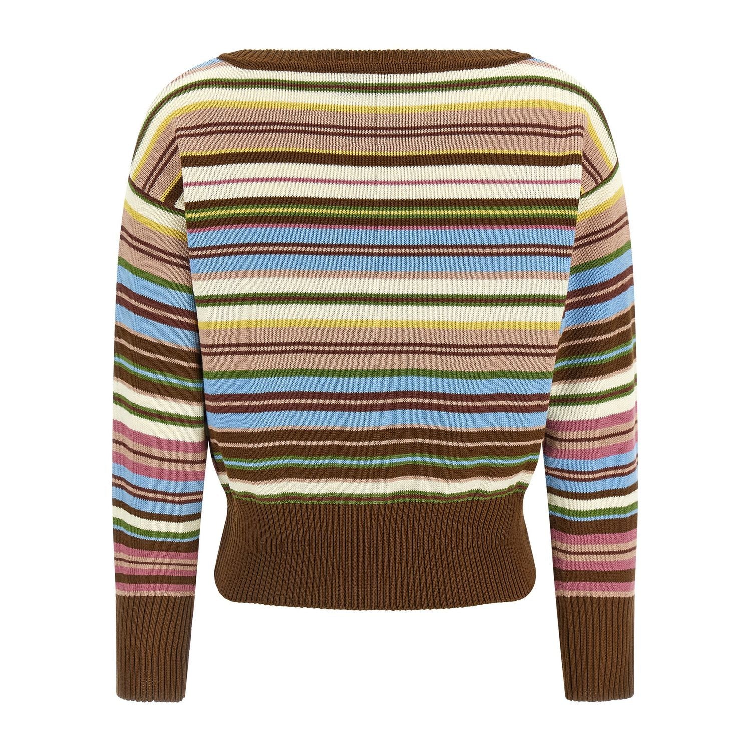 Max Mara Multicolor Cotton Cardigan