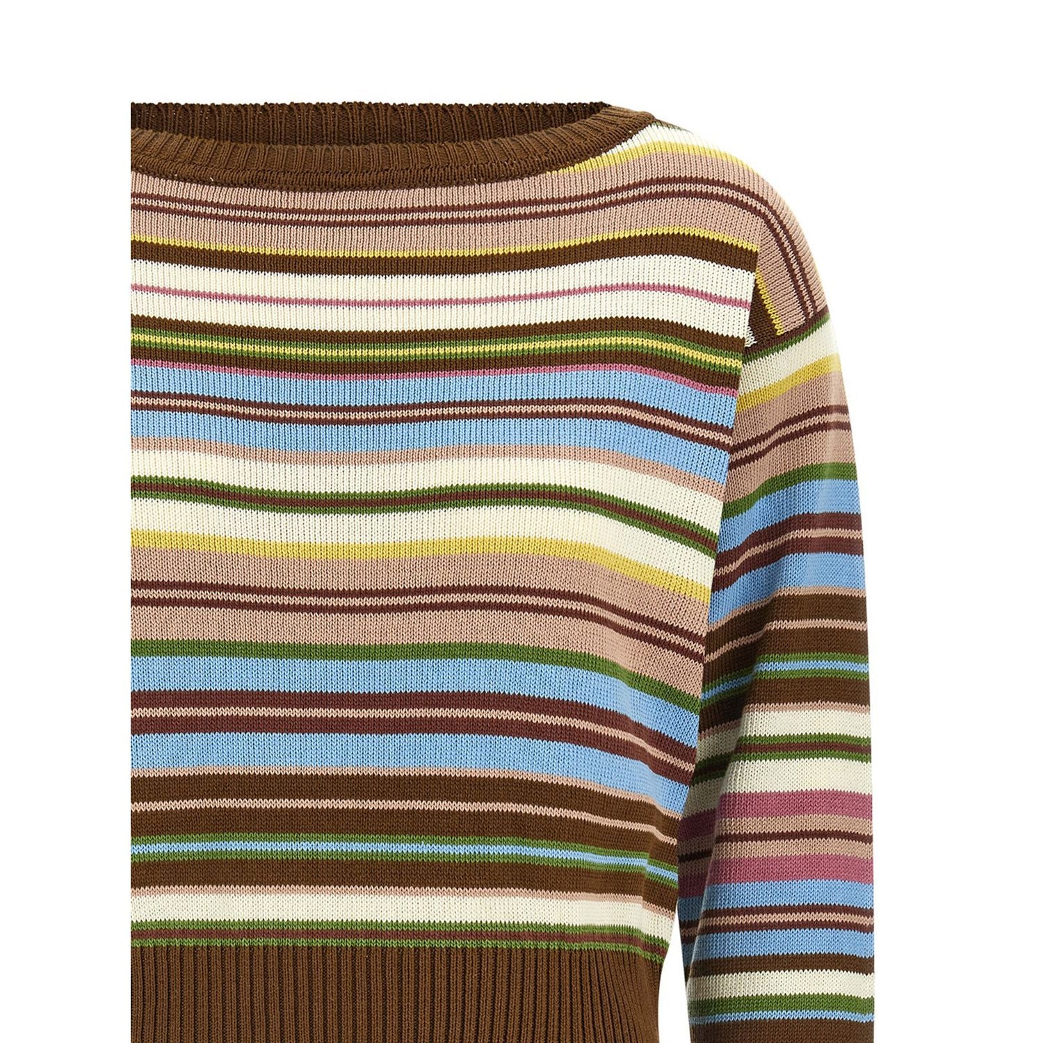 Max Mara Multicolor Cotton Cardigan