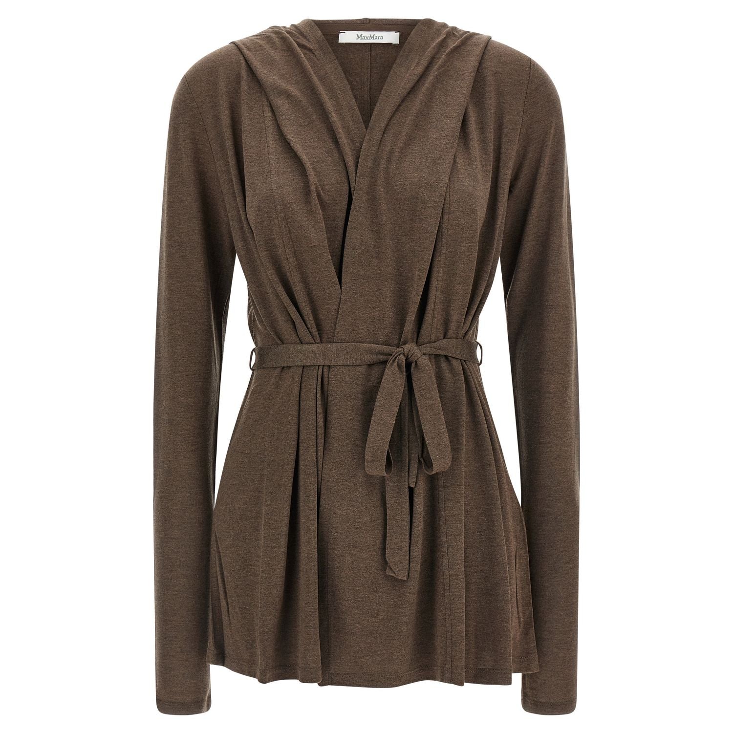 Max Mara Brown Lyocell Cardigan
