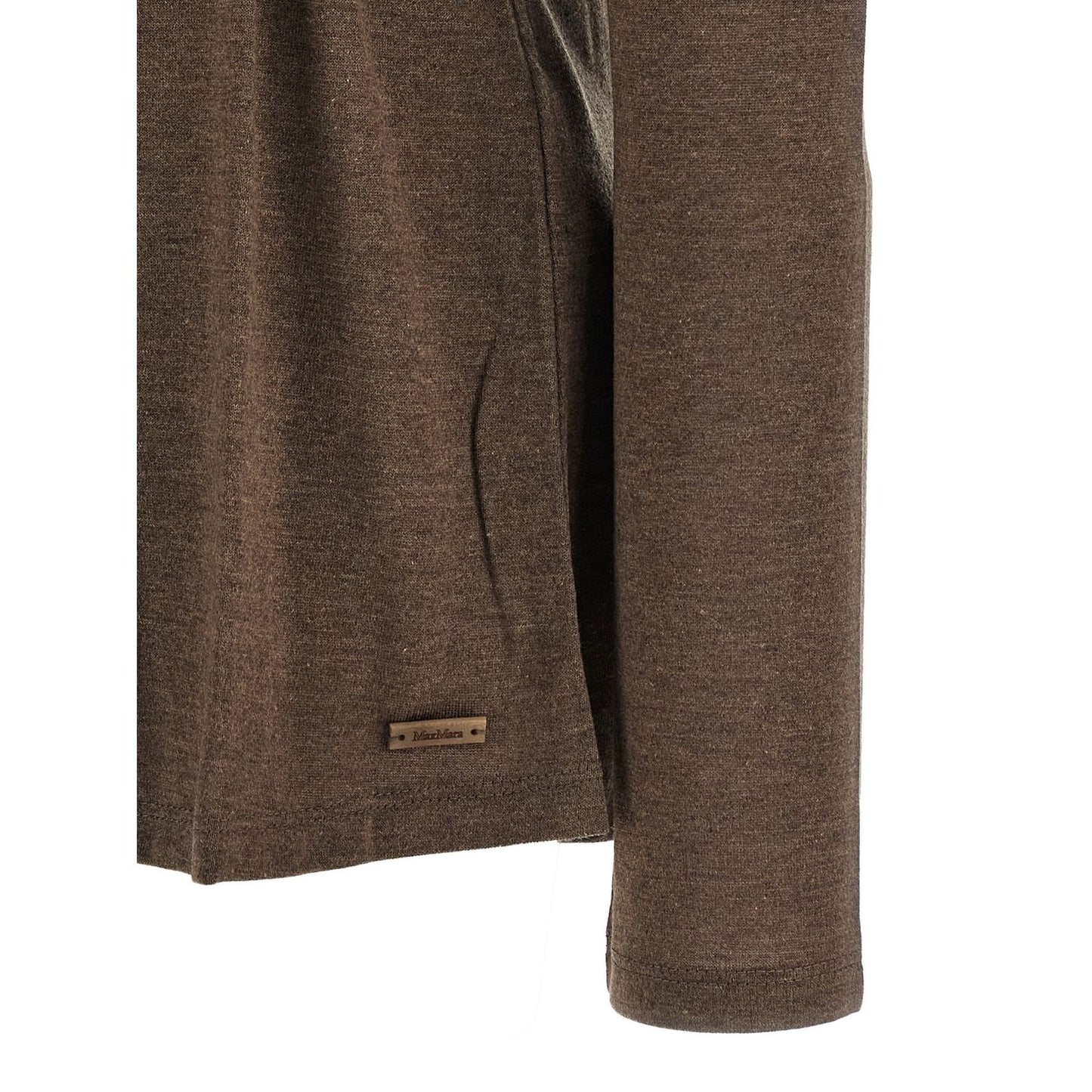 Max Mara Brown Lyocell Cardigan