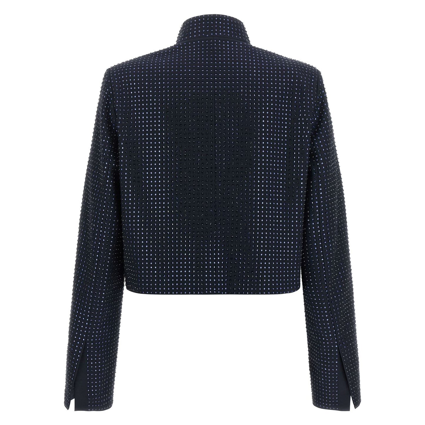 PINKO Blue Polyester Full-Length Jacket
