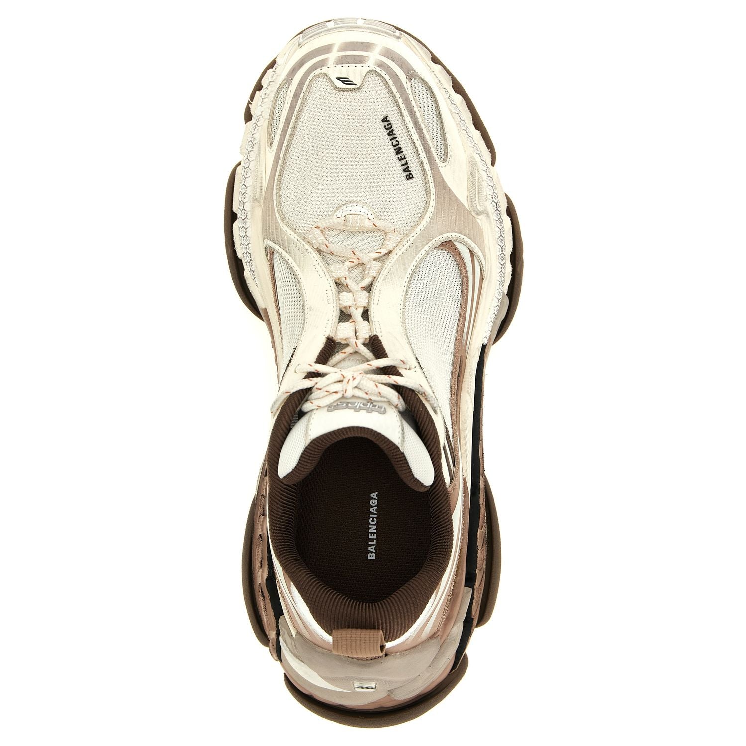 Balenciaga White Polyethylene Athletic Sneakers