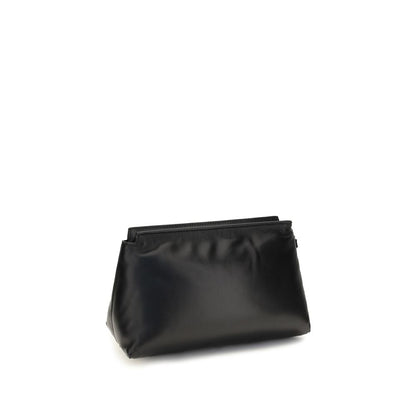 Givenchy Black Lamb Ovis Aries Clutch Bag