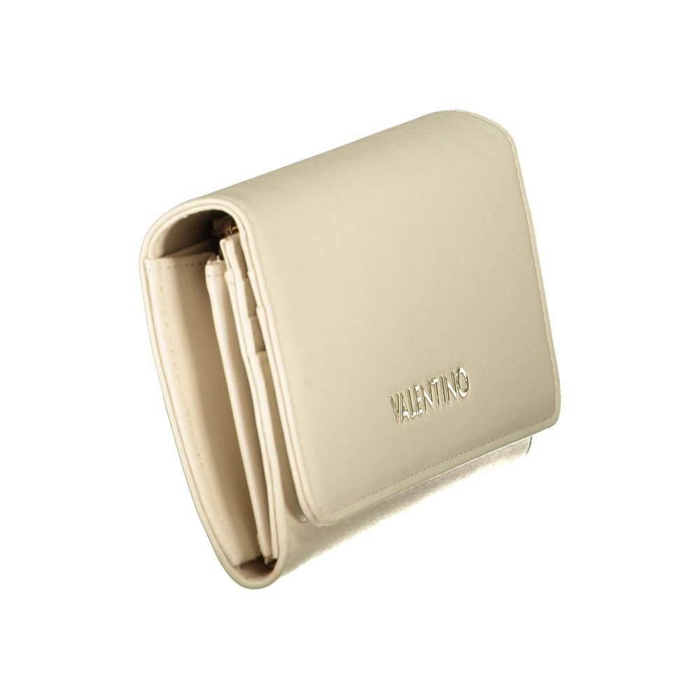 Mario Valentino Beige Polyurethane Womens Wallet