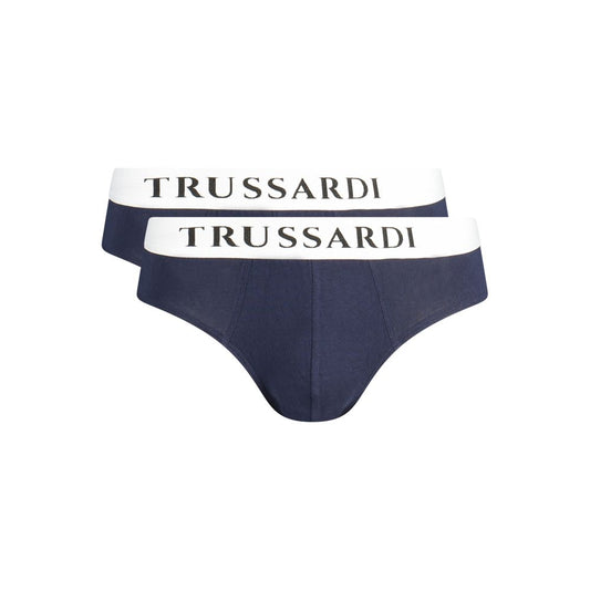 Trussardi Blue Cotton Men's Underwear