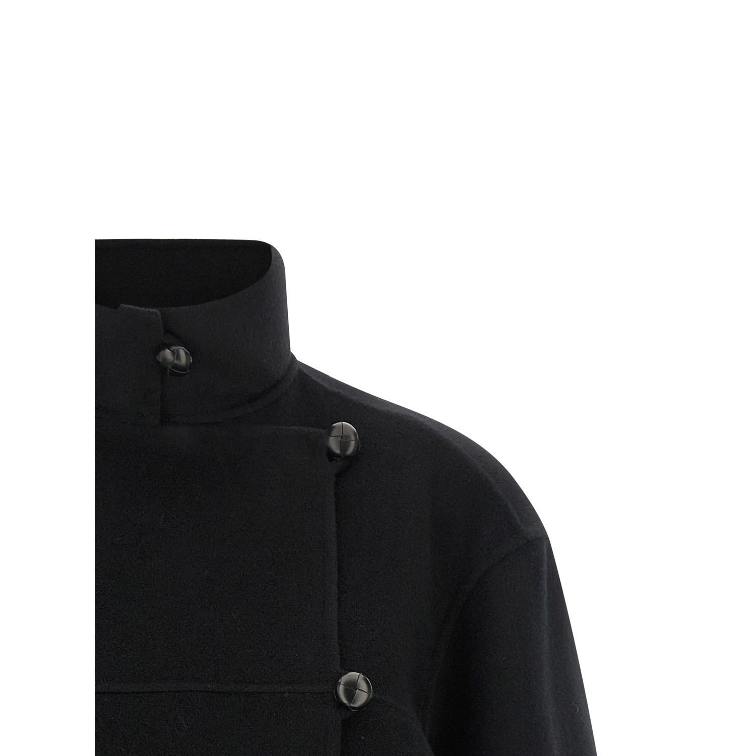 Rohe Black Wool Coat
