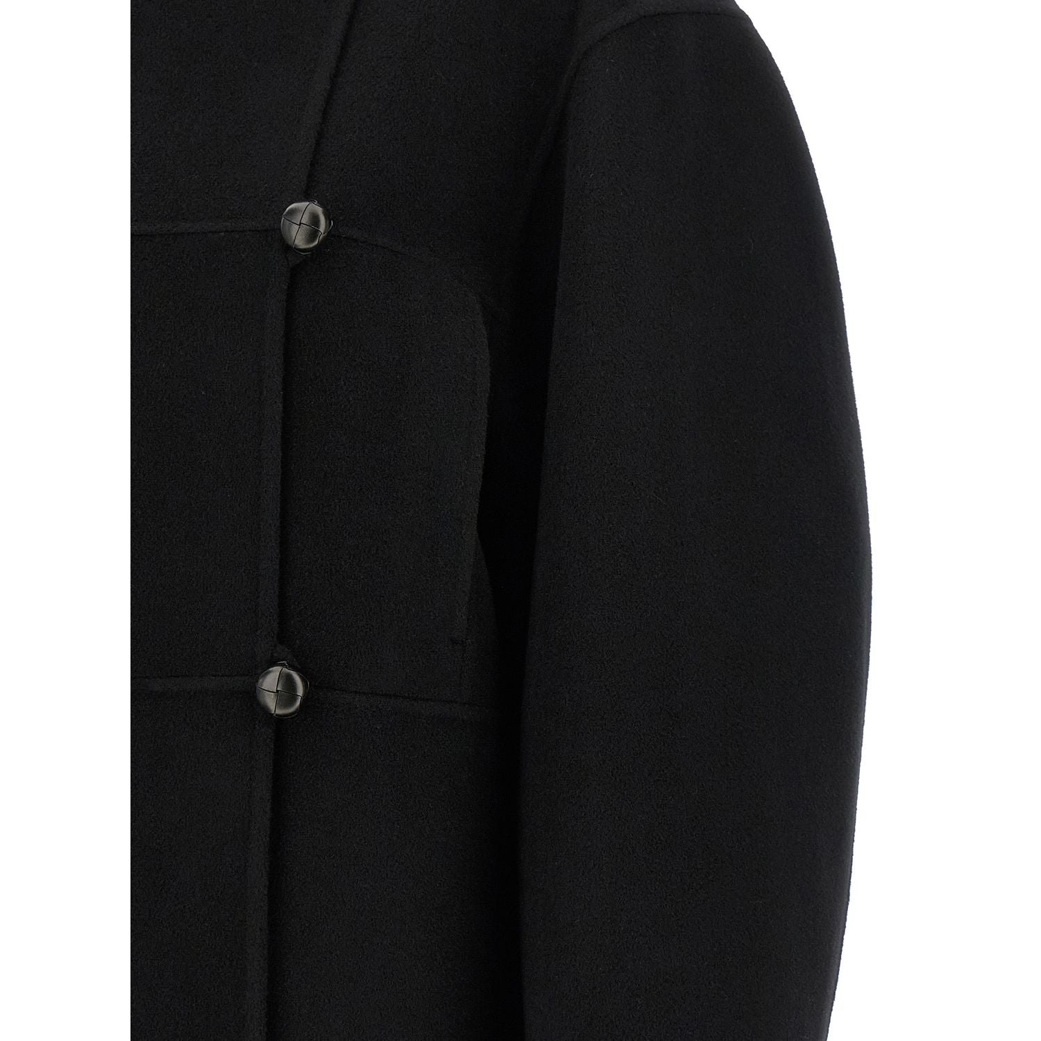 Rohe Black Wool Coat