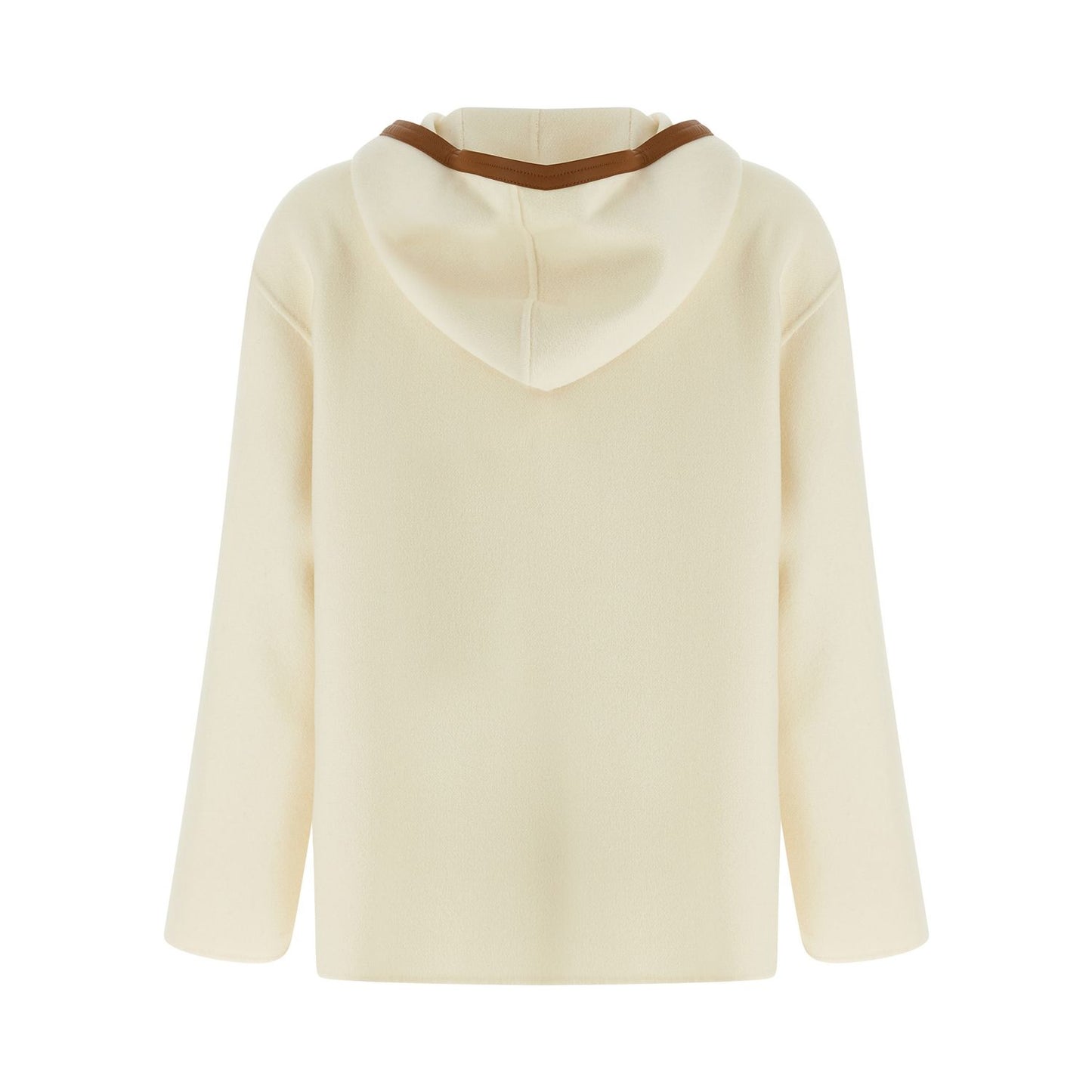 Max Mara White Virgin Wool Coat