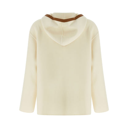 Max Mara White Virgin Wool Coat