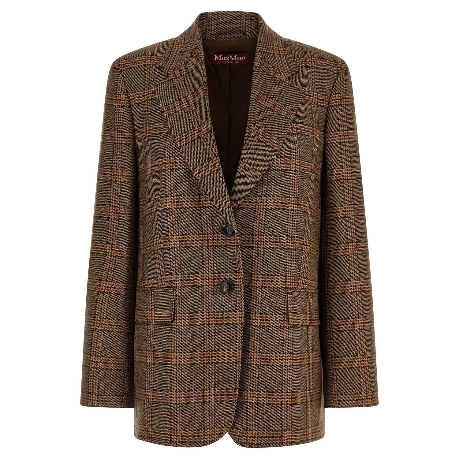 Max Mara Brown Wool Blazer
