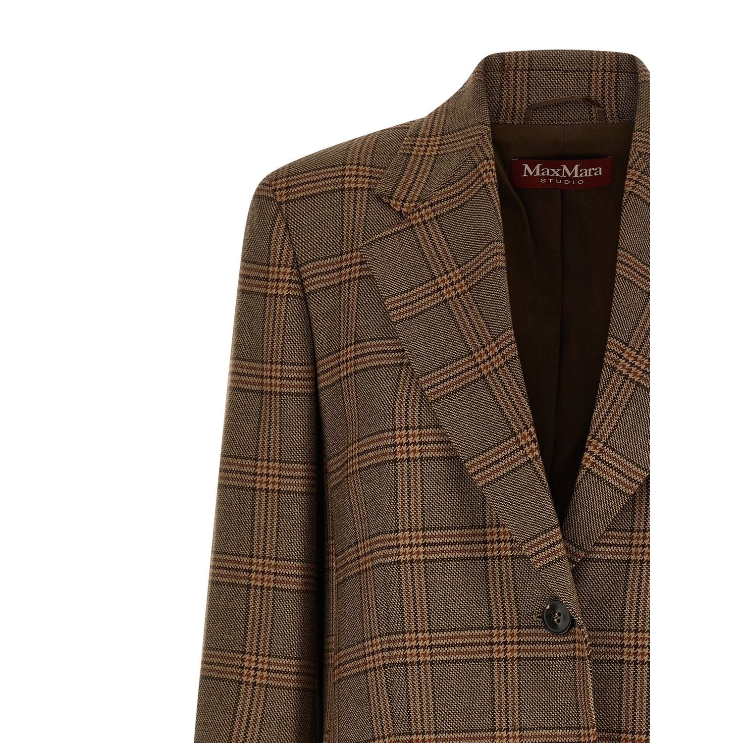 Max Mara Brown Wool Blazer
