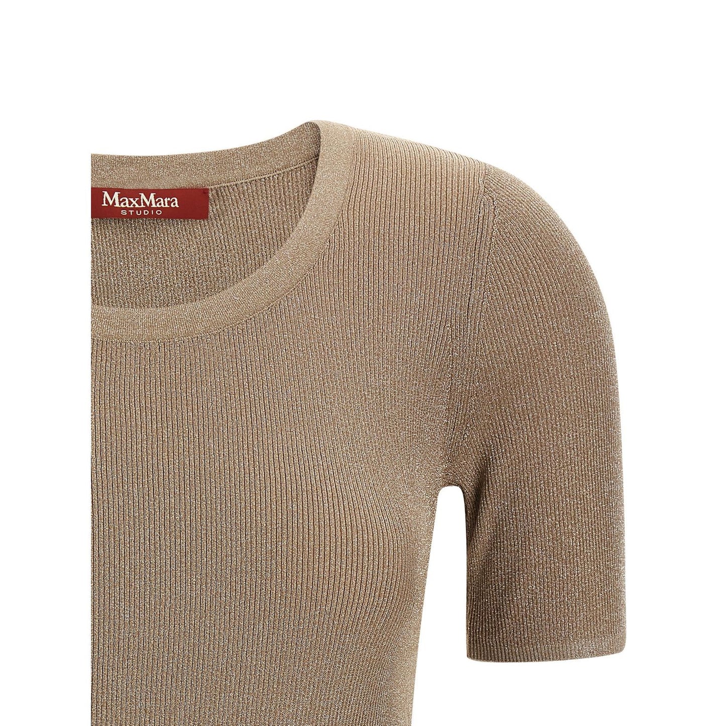 Max Mara Beige Polyamide T-Shirt