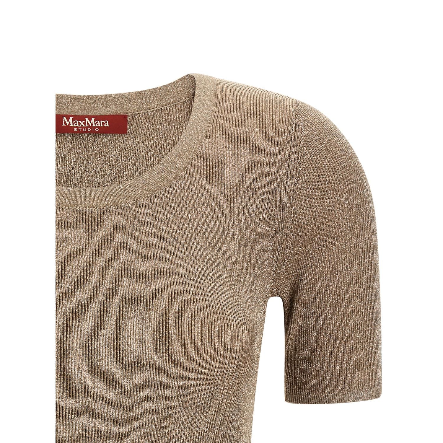 Max Mara Beige Polyamide T-Shirt
