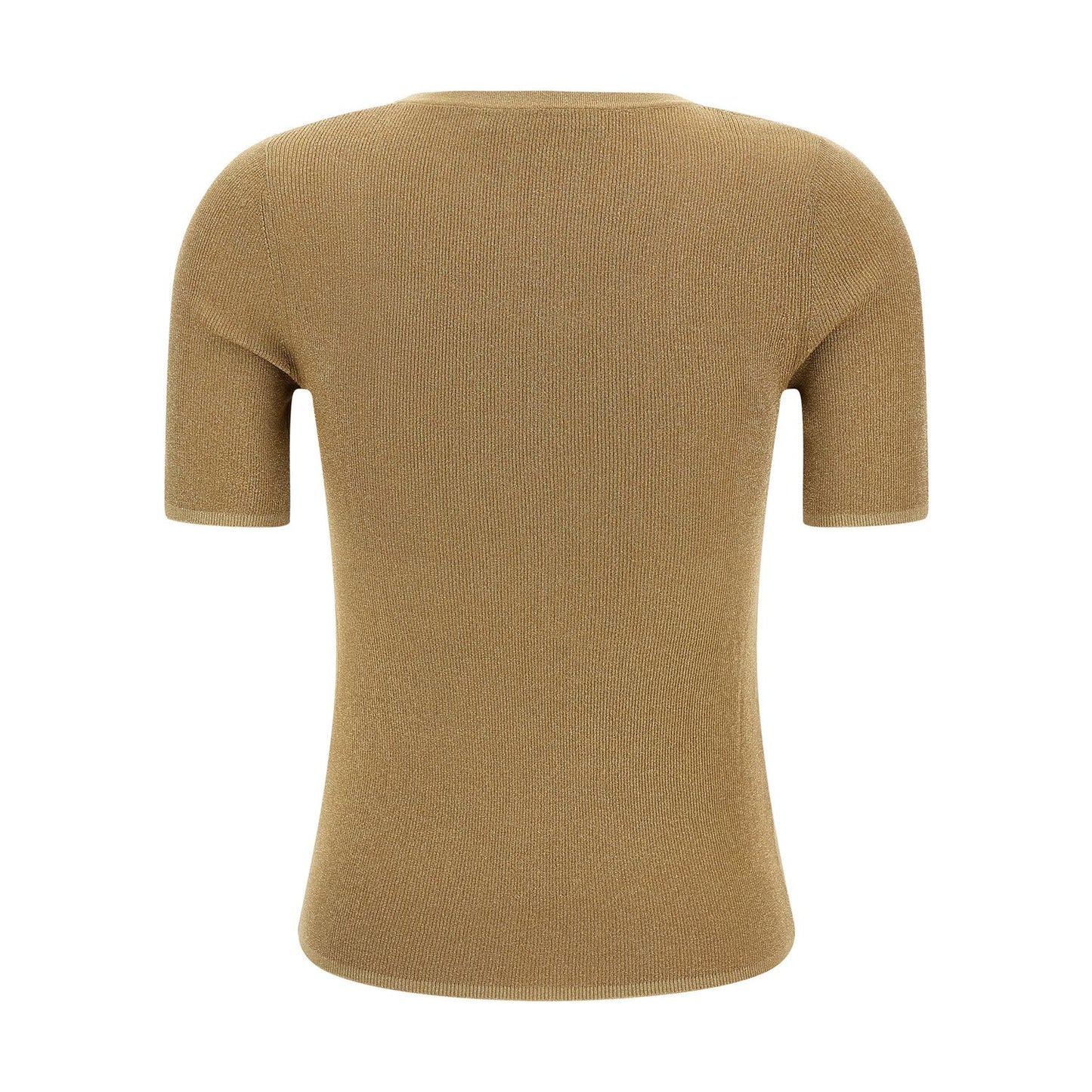 Max Mara Gold Polyamide T-Shirt