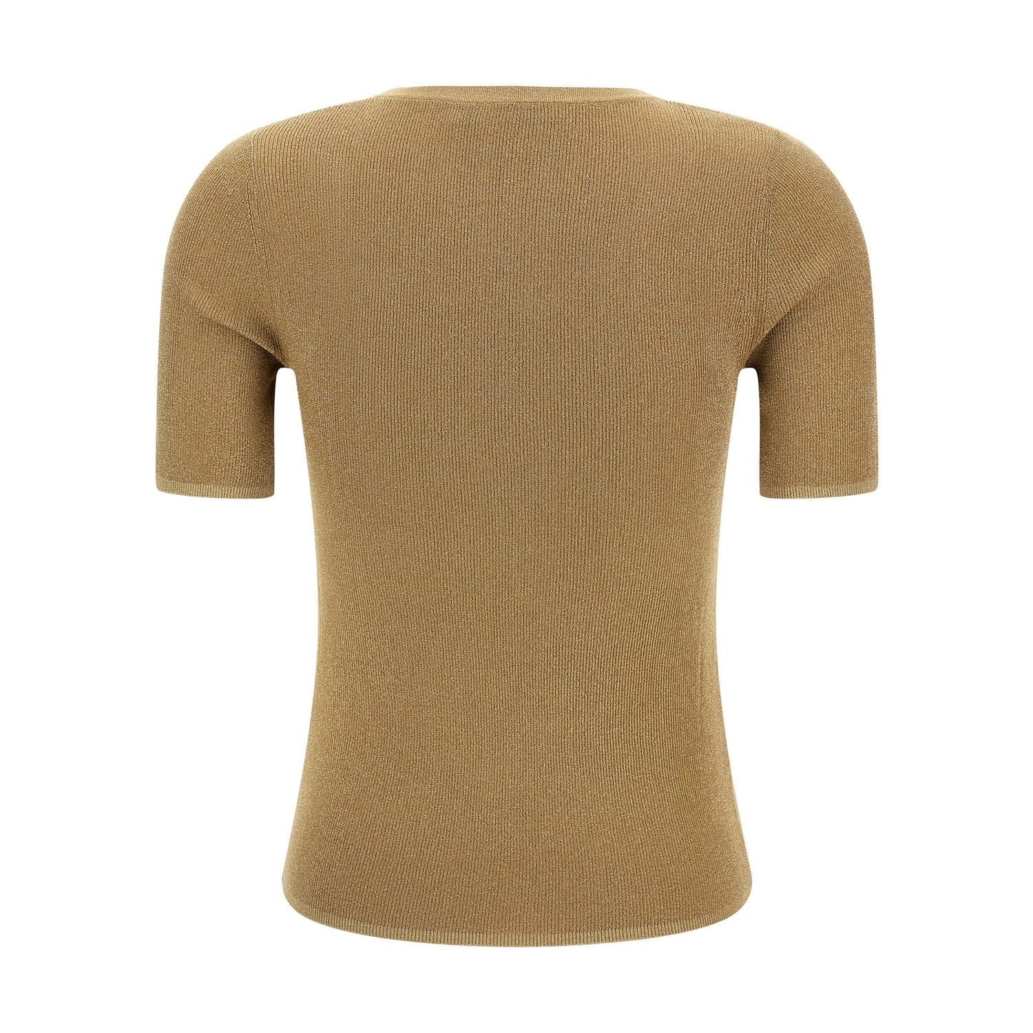 Max Mara Gold Polyamide T-Shirt