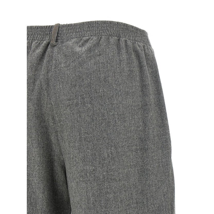 Fabiana Filippi Gray Virgin Wool Cargo Pants