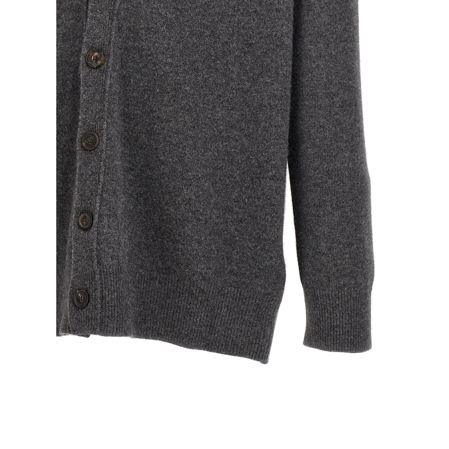 Maison Margiela Gray Wool Cardigan