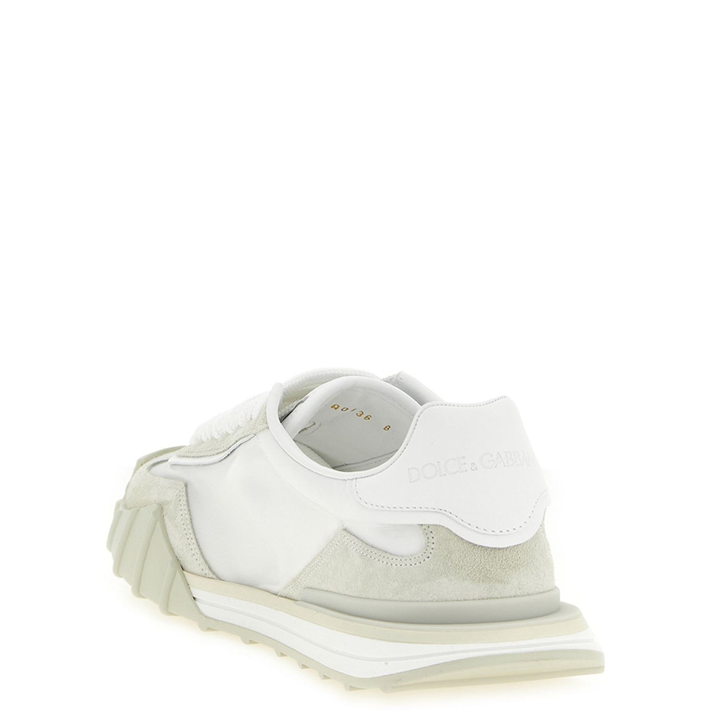 Dolce & Gabbana Beige Polyamide Athletic Sneakers