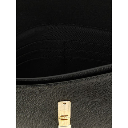 Furla Black Calfskin Clutch Bag