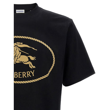 Burberry Black Cotton T-Shirt
