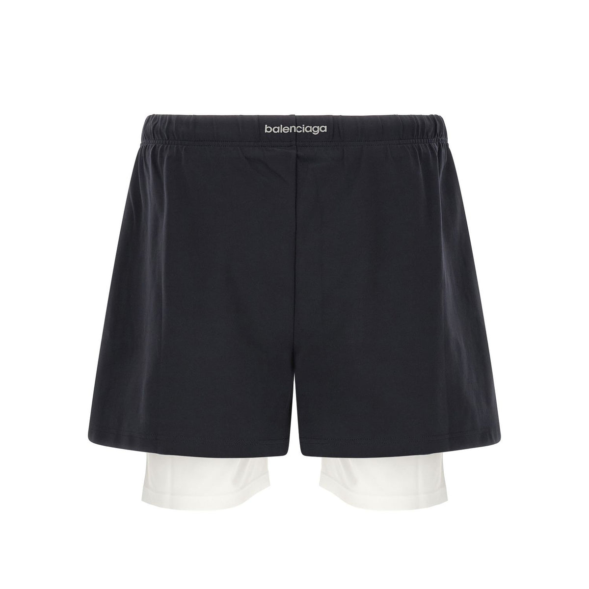 Balenciaga Bicolor Polyamide Bermuda Shorts