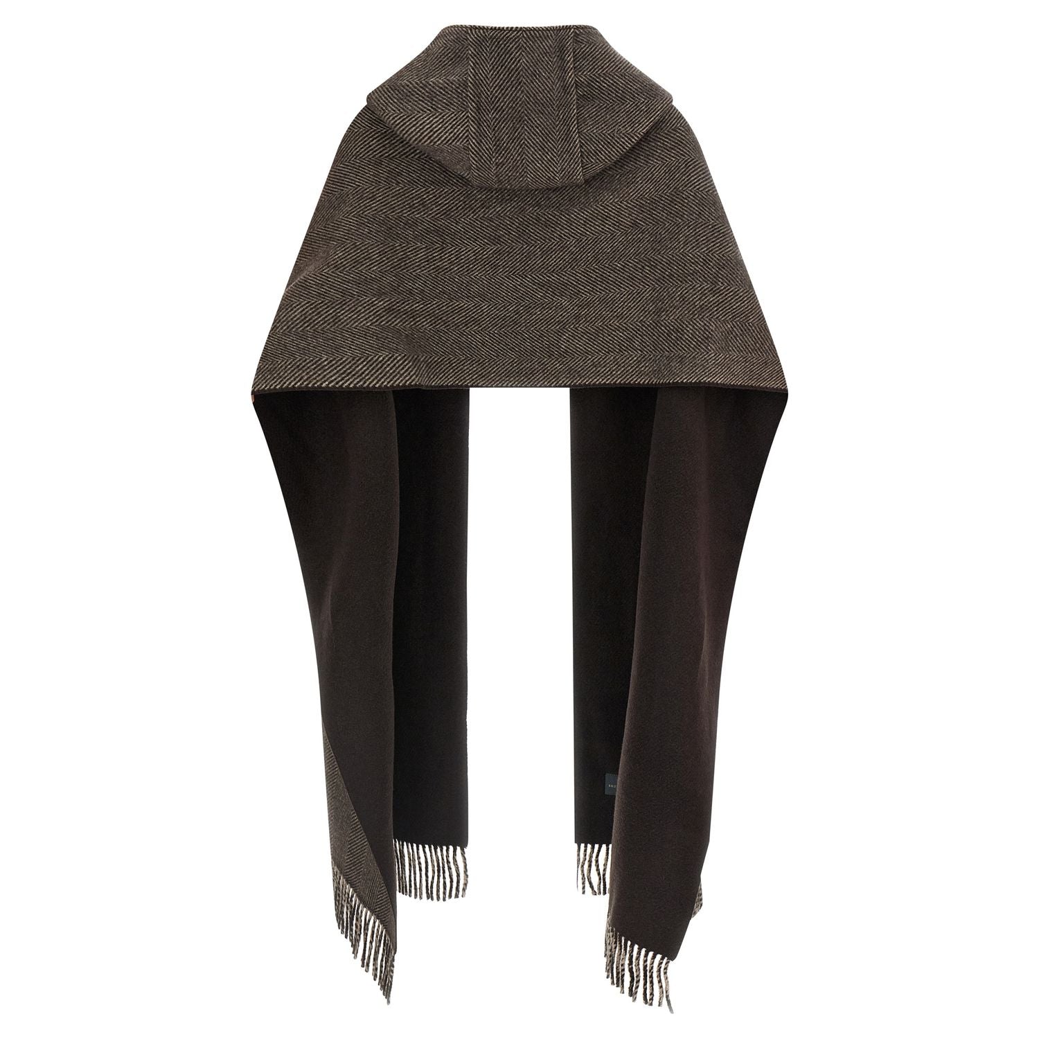 Brunello Cucinelli Brown Cashmere Scarf