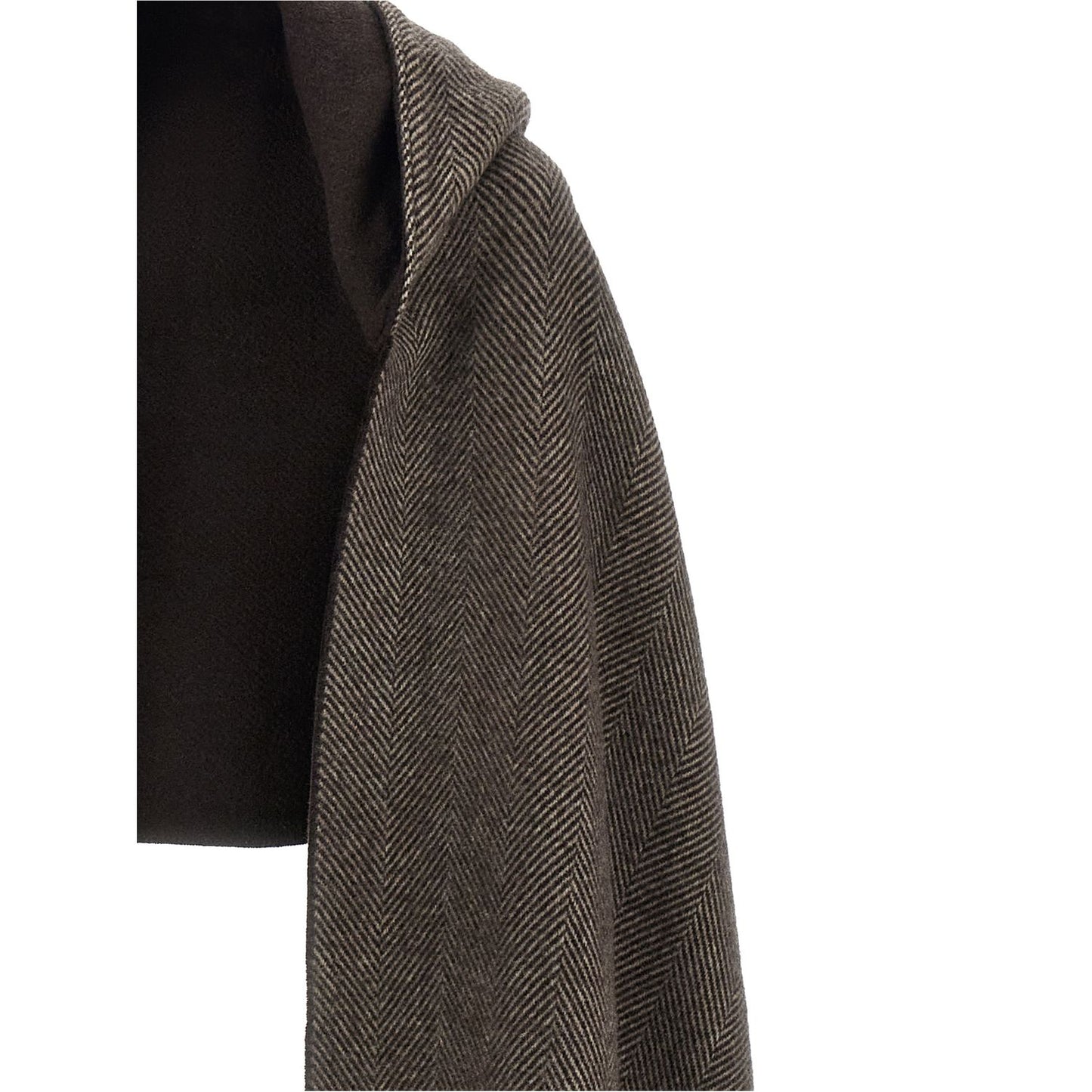 Brunello Cucinelli Brown Cashmere Scarf