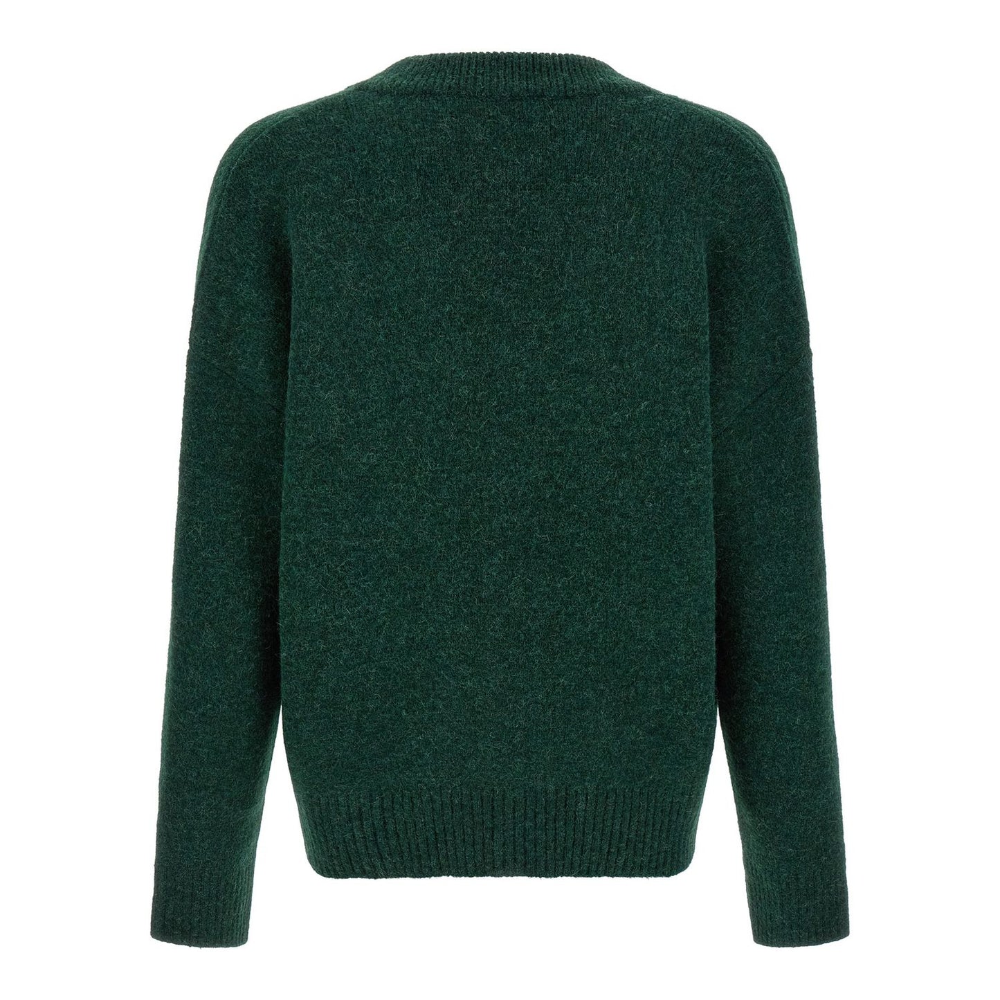 Ami Paris Bicolor Alpaca Wool Cardigan