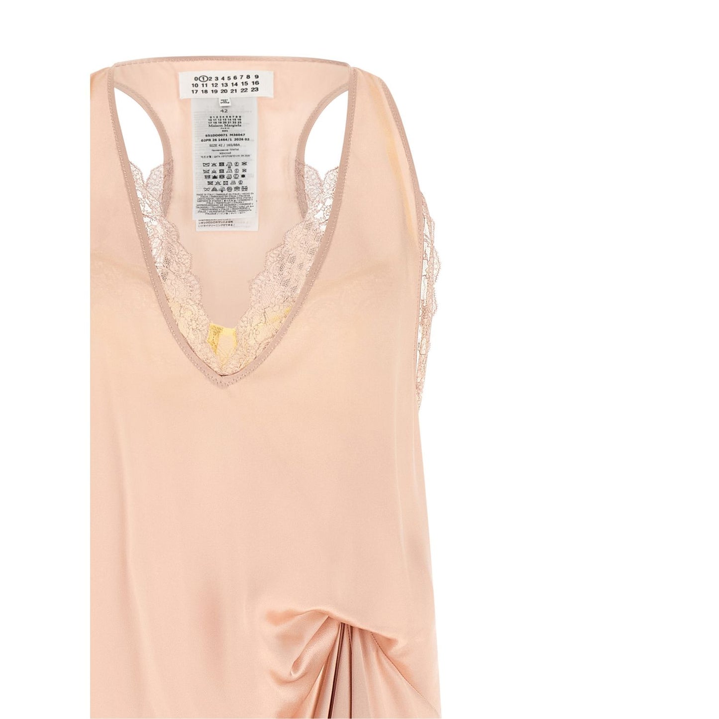 Maison Margiela Multicolor Acetate Midi Dress