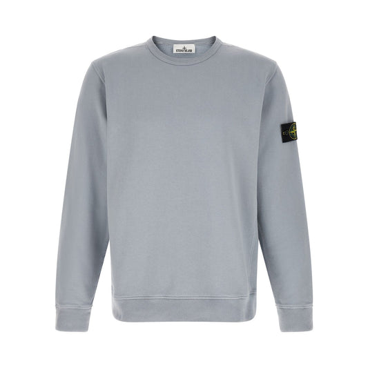 Stone Island Gray Cotton Sweatshirt