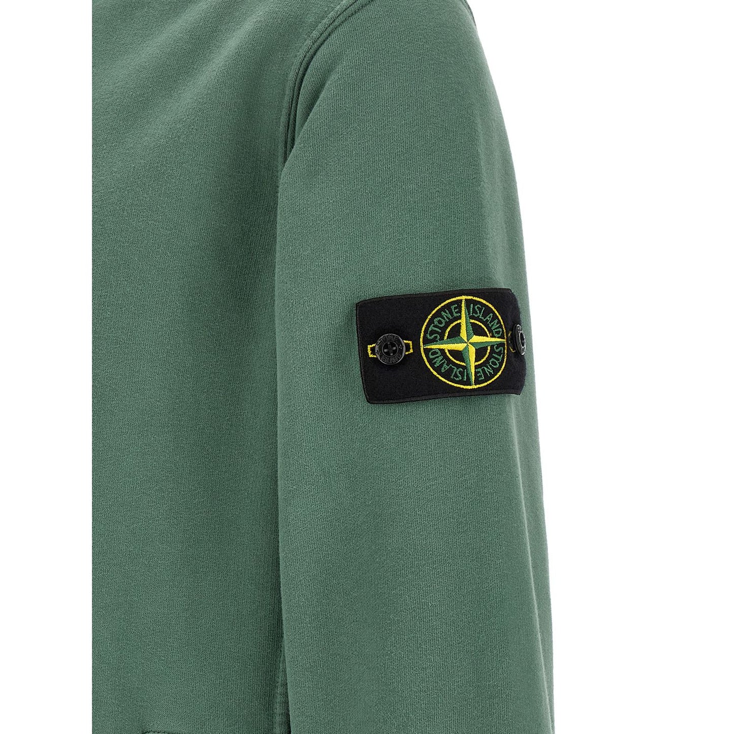 Stone Island Bicolor Cotton Sweatshirt
