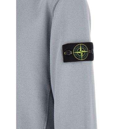 Stone Island Gray Cotton Sweatshirt