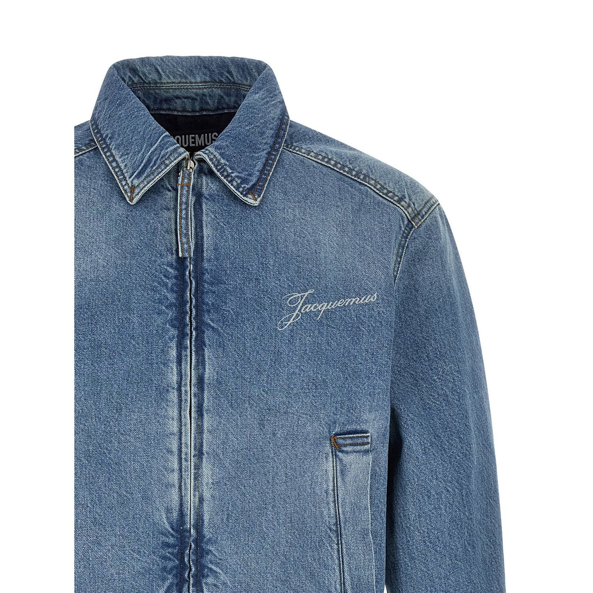 Jacquemus Blue Cotton Denim Jacket