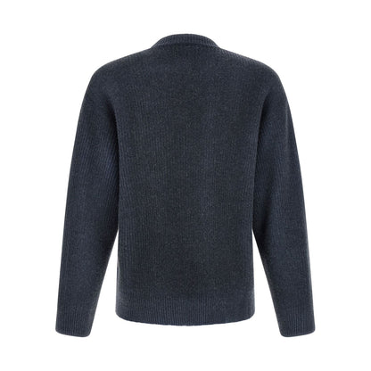 Diesel Blue Wool Cardigan
