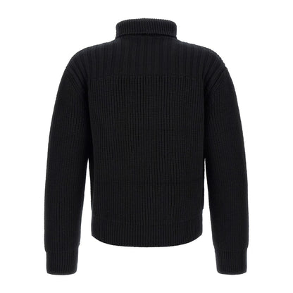Dries Van Noten Blue Wool Cardigan
