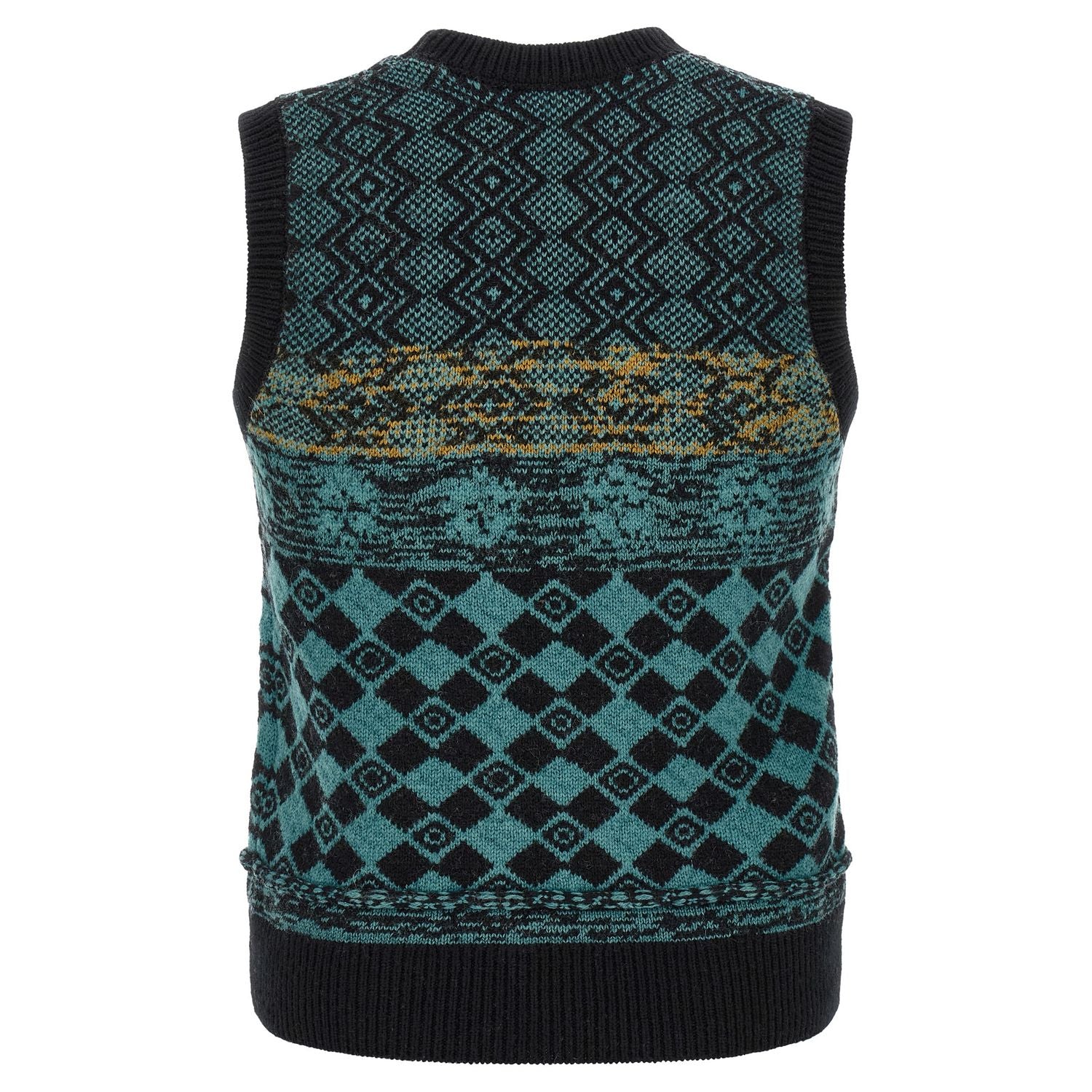Dries Van Noten Multicolor Wool Cardigan