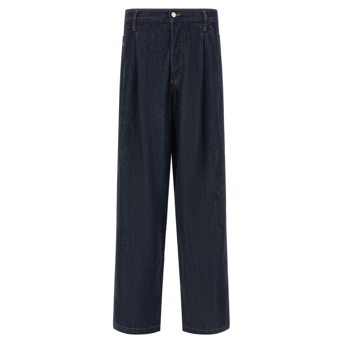 Dries Van Noten Blue Cotton Jeans Denim