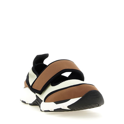 Marni Multicolor Polyamide Athletic Sneakers