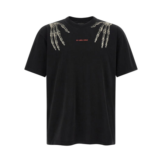 44 Label Group Black Cotton T-Shirt