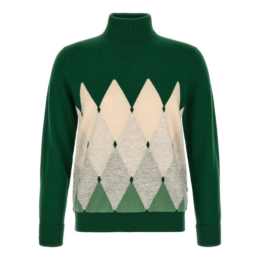 Ballantyne Bicolor Cashmere Cardigan