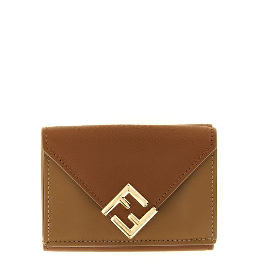 Fendi Brown Calfskin Cardholder
