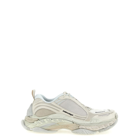 Balenciaga White Polyethylene Athletic Sneakers
