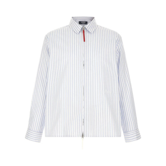 Jacquemus Blue Cotton Blouse