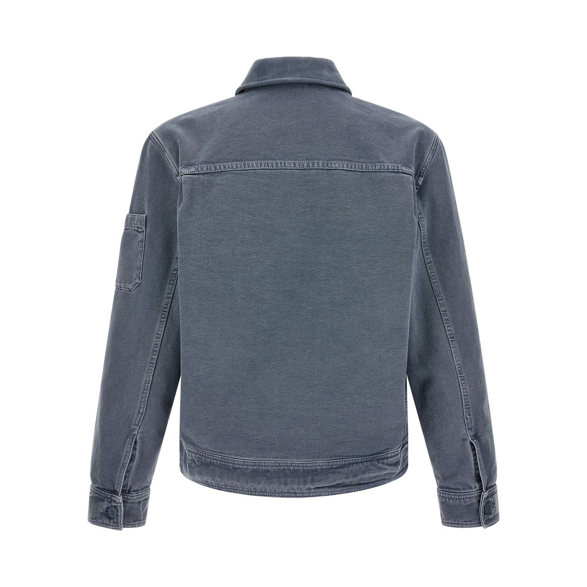 A.P.C. Gray Cotton Denim Jacket