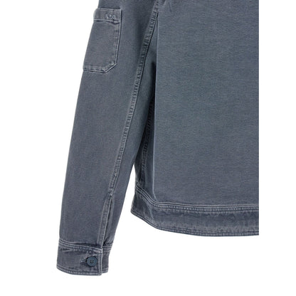 A.P.C. Gray Cotton Denim Jacket