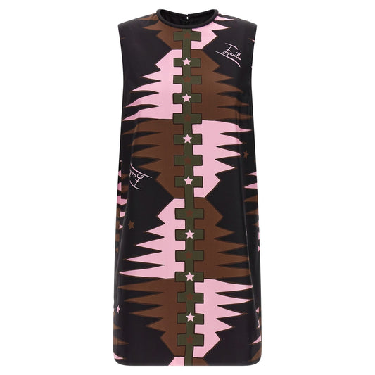 Emilio Pucci Multicolor Silk Short Dress