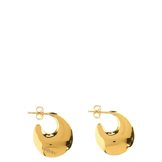 Saint Laurent Gold Metal Earrings
